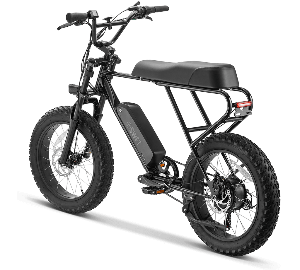 SWFT ZIP M20X 500W 48V 20″ Fat Tire Electric Bike – Man Firth Electric